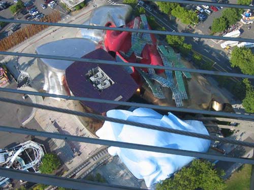 The View of the Experience Music Project from the Space Needle